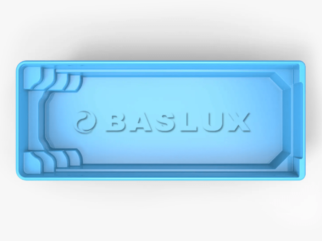 Glasfiberpool Skärsjön 10,00m x 3,75m x 1,50m