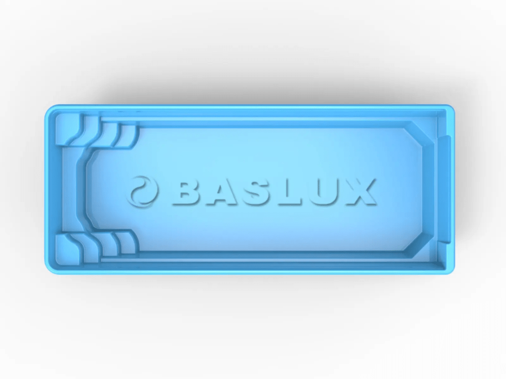 Glasfiberpool Fryken 9,00m x 3,75m x 1,50m