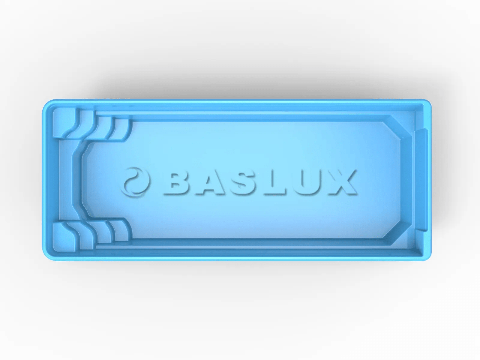 Glasfiberpool Fryken 9,00m x 3,75m x 1,50m