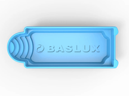 Glasfiberpool Sandsjön 9,00m x 3,70m x 1,55m