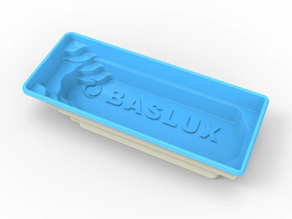 Glasfiberpool Uddjaure 6,00m x 3,10m x 1,50m