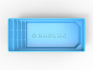 Glasfiberpool Vallsjön 8,40m x 3,60m x 1,50m