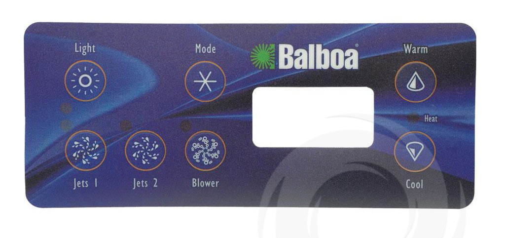 Display etikett Balboa ML551 2 pump + Blower