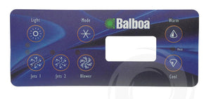 Display etikett Balboa ML551 2 pump + Blower