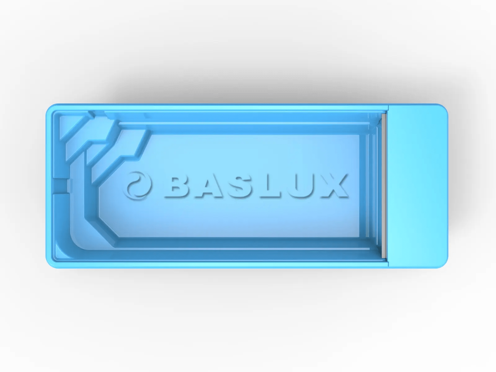 Glasfiberpool Storvindeln 7,80m x 3,20m x 1,50m