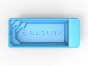 Glasfiberpool Storvindeln 7,80m x 3,20m x 1,50m