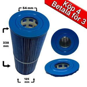 4-pack spafilter Microban till Artesian, Calspa, Denform, Nordic Hottub 25ft