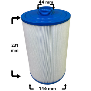 4-Pack spafilter till Balboa, Hydropool, LA Spas, Pentland, Sundance Spas, Viskan 47ft