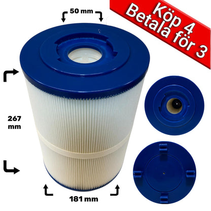 4-Pack spafilter till Dimension One, Folkpool 75ft