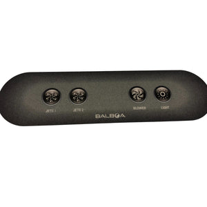 Etikett till Kontrollpanel AX40 4 knappar Balboa