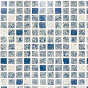 Liner Mosaik Grå/Blå till Rund Pool 4,20*1,20cm