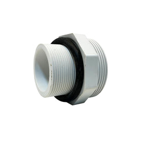 Anslutning till Certikin sidomonterat sandfilter 2" - 1" skotkoppling inklusive packning