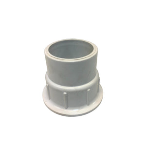 Mutter till Inlopp pool för glasfiber, 2" gänga - 50mm lim