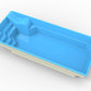 Glasfiberpool Saggat 8,00m x 3,50m x 1,50m