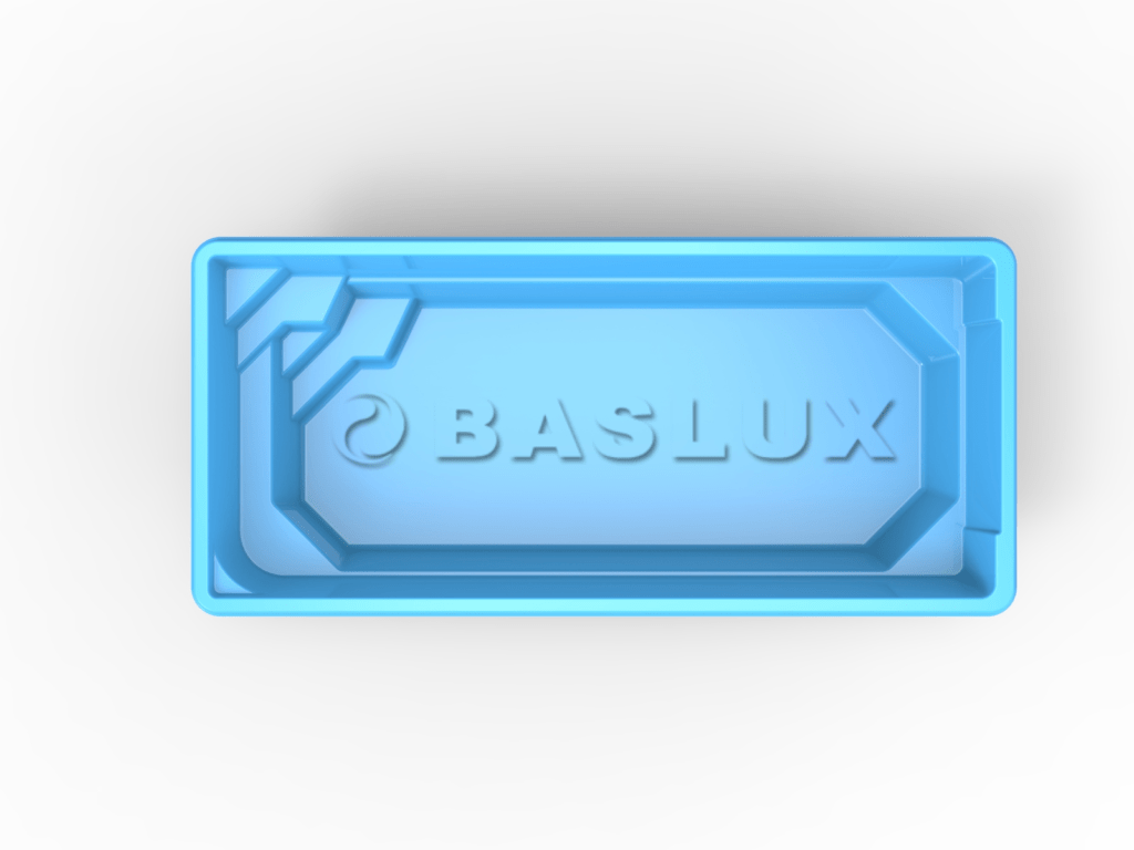 Glasfiberpool Lillsjön 8,00m x 3,22m x 1,50m