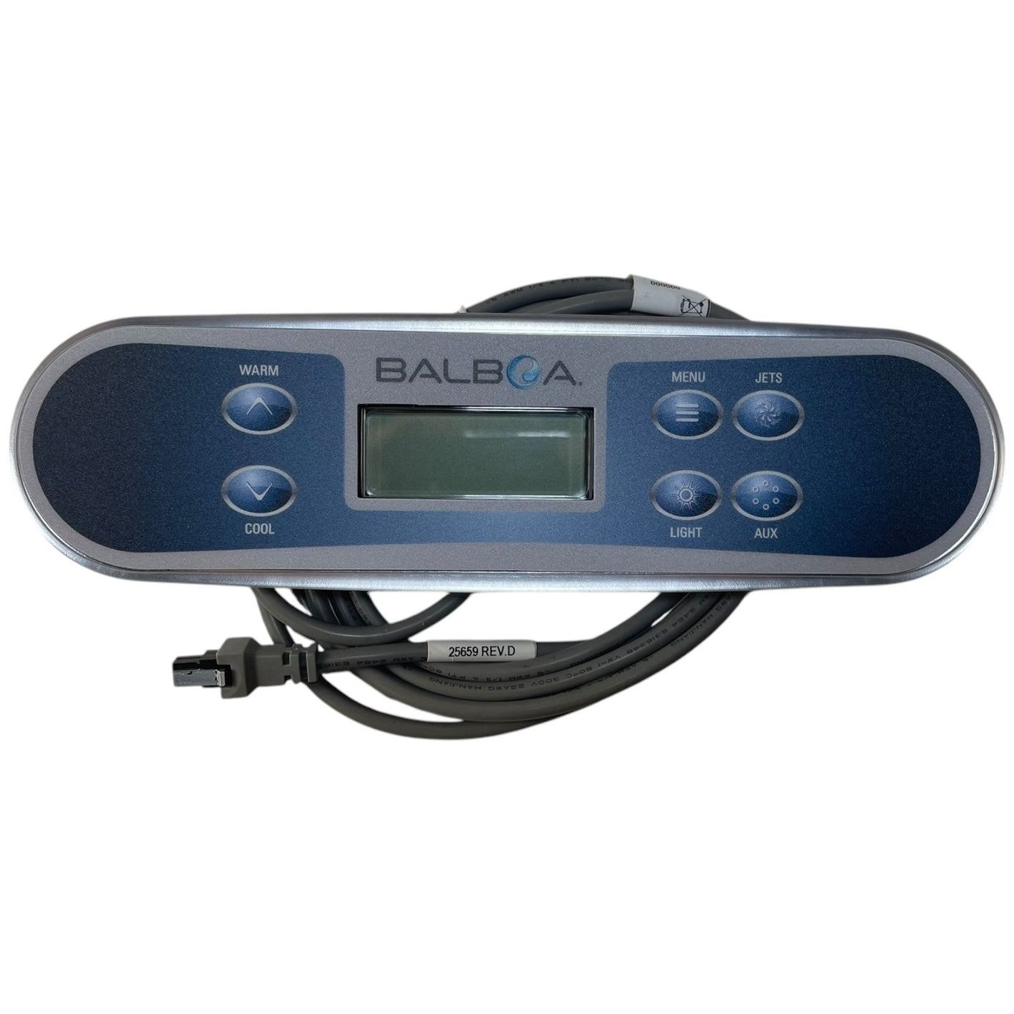 Styrpanel Balboa TP540 6 knappar VARM, COOL, MENU, JETS, LIGHT, AUX