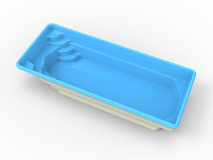 Glasfiberpool Uddjaure 6,00 m x 3,10 m x 1,50 m