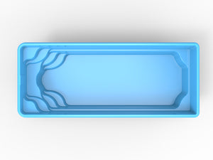 Glasfiberpool Uddjaure 6,00 m x 3,10 m x 1,50 m