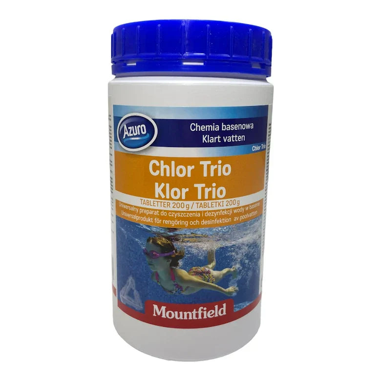 Azuro Klor Trio 1 kg 200g tabletter | Mountfield
