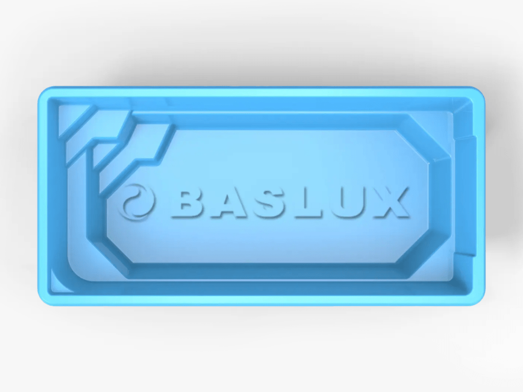 Glasfiberpool Glan 7,00m x 3,10m x 1,35m