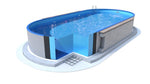 Pool Mountfield Ibiza Oval 4,16x8x1,2 m Med hål för skimmer och backjet