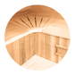 Holl's Eccolo Sauna 6 personer - Traditionel dampbadstue med LED og energibesparende isolering