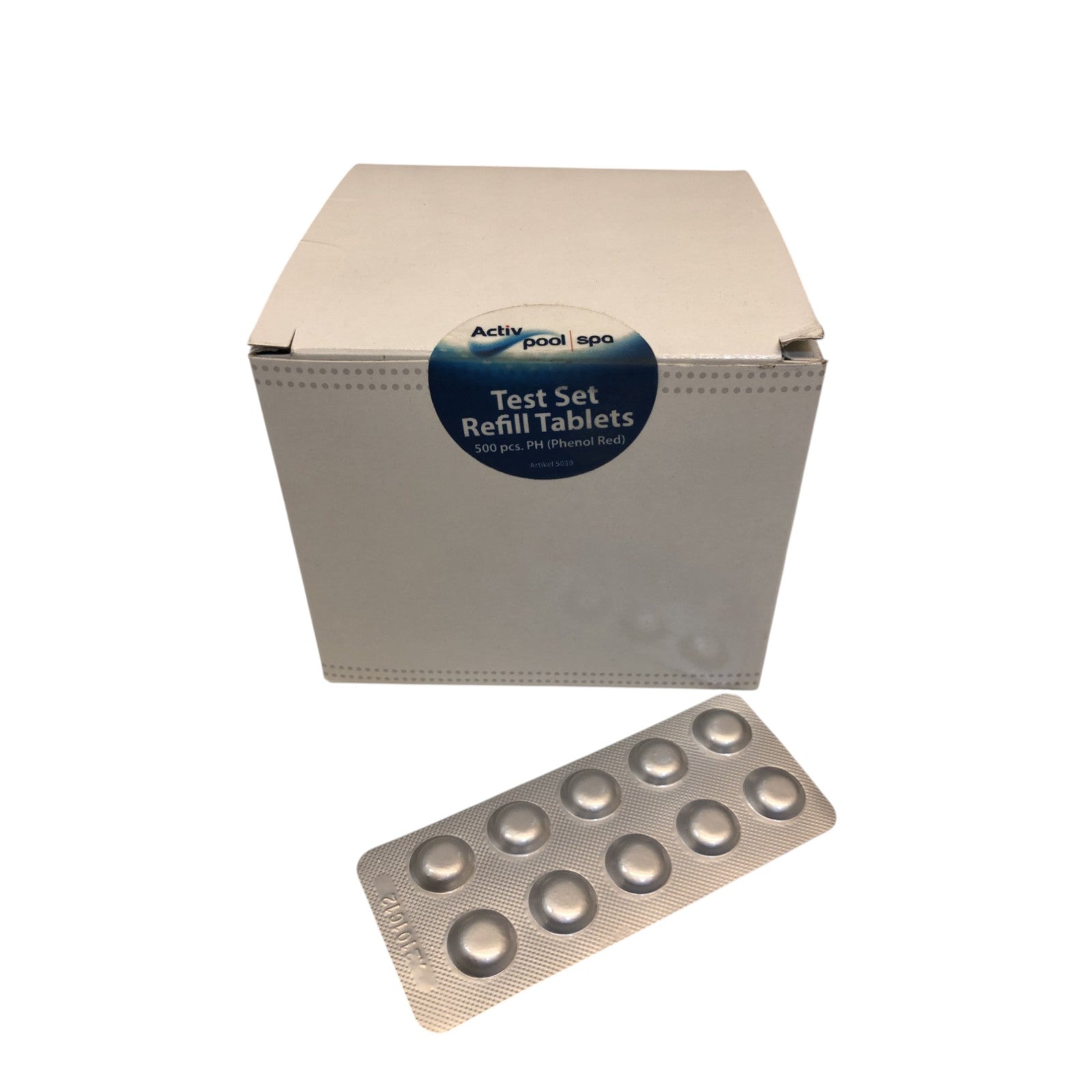 Testtabletter Phenol Red Rapid 500st