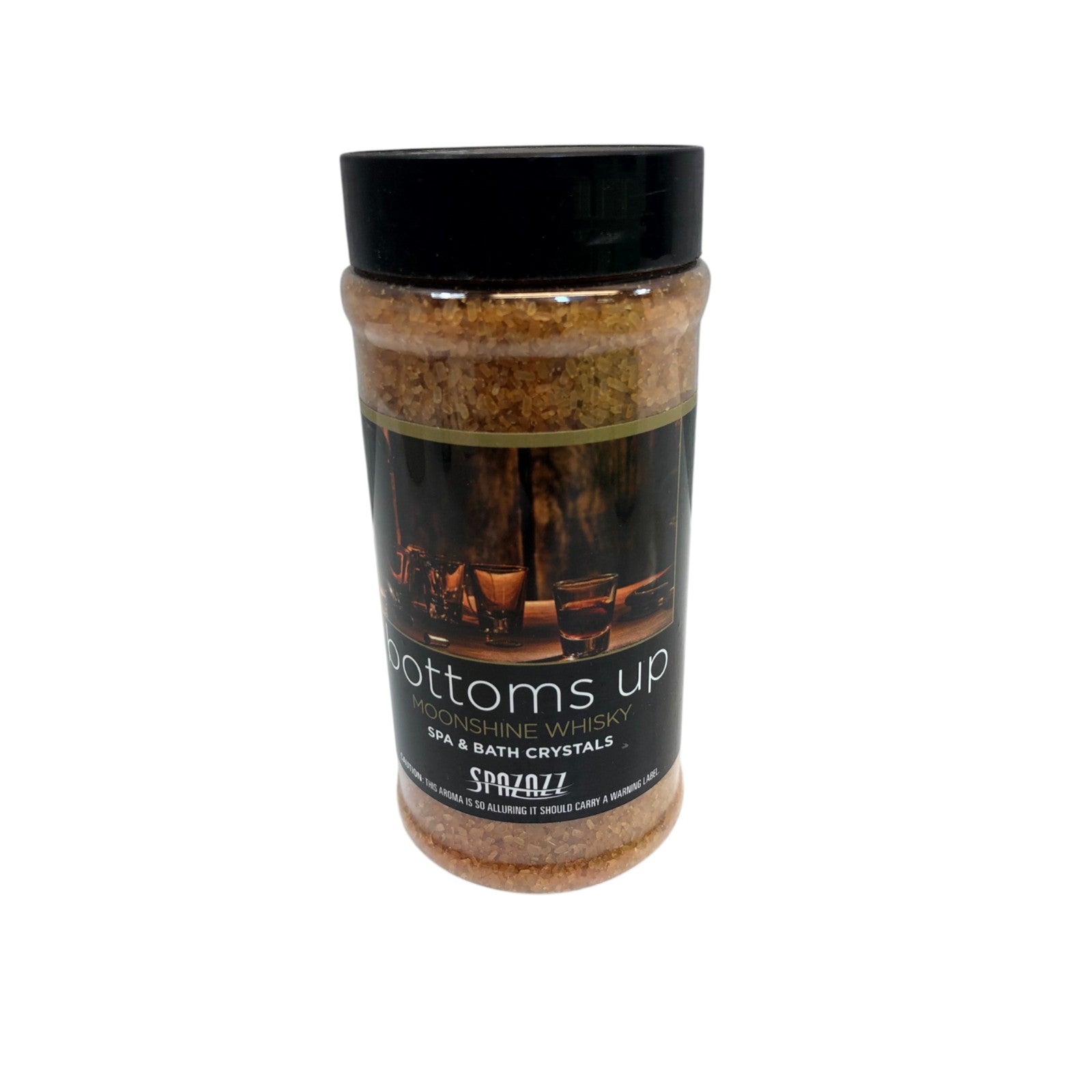 Spazazz Set The Mood Moonshine Whisky (bottoms up) kristaller 17oz behållare