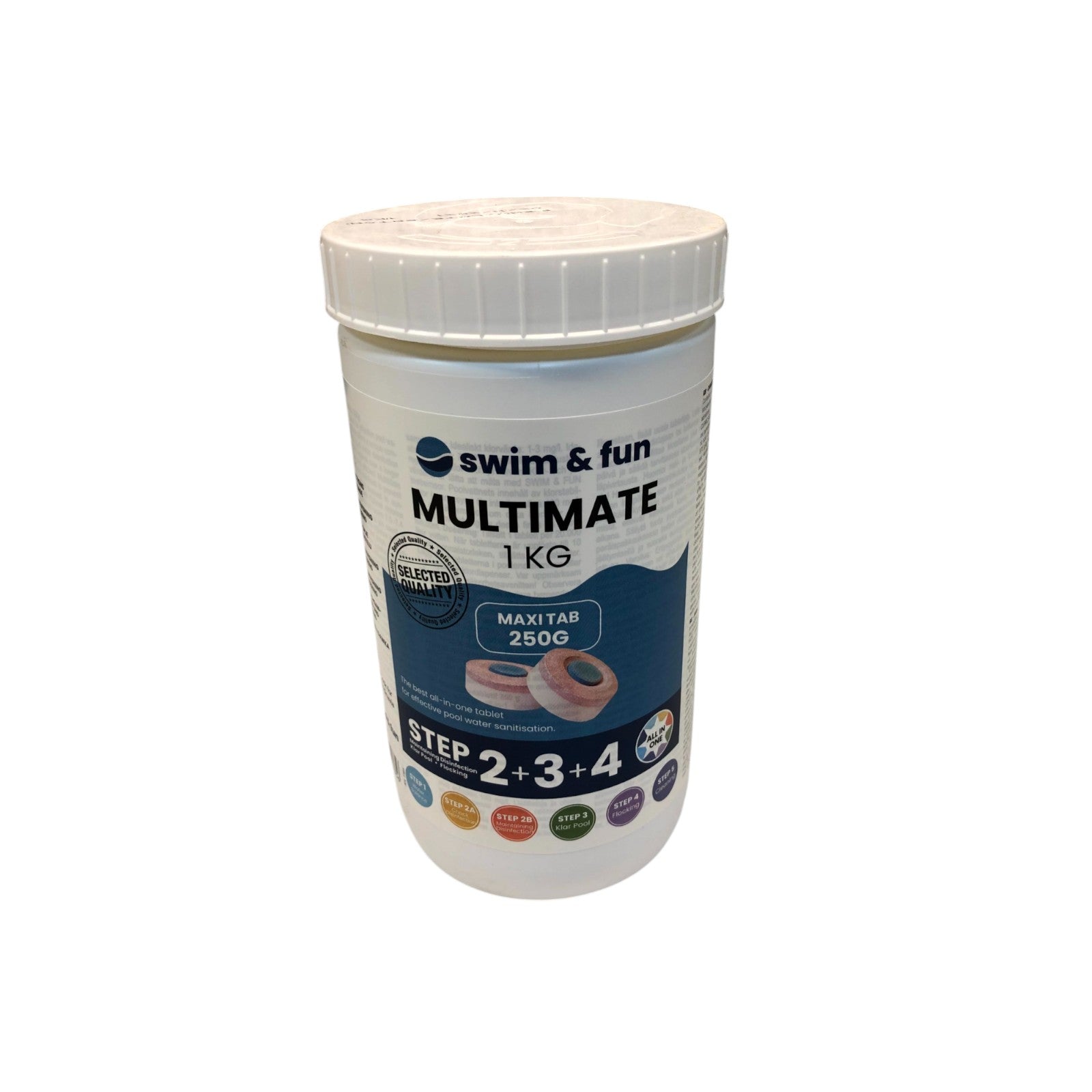 Swim & Fun Multimate Kombitabletter för pool med klor 1 kg