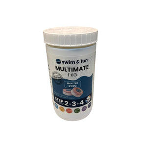 Swim & Fun Multimate Kombitabletter för pool med klor 1 kg