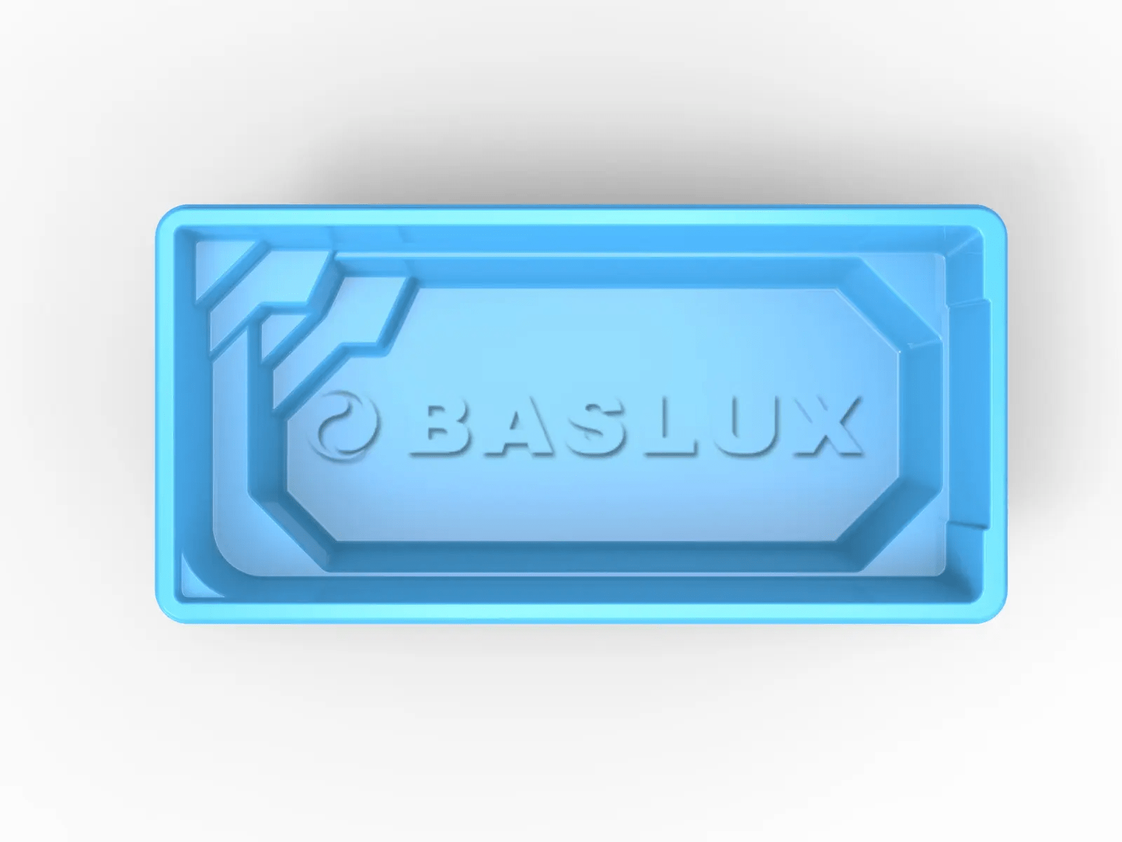 Glasfiberpool Åsnen 5,00m x 2,80m x 1,35m