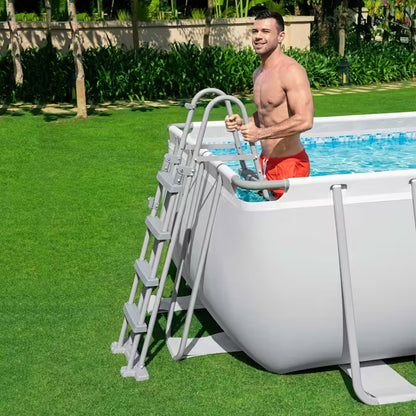 Planet Pool Säkerhetsstege Avtagbar 122 cm (2 x 4 steg)