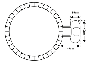 NetSpa Vita 4 Personer Semi-Rigid Spa – Rund 156 cm