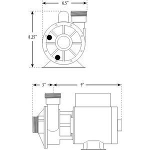 Cirkulations pump Waterway Iron Might 1/8HP