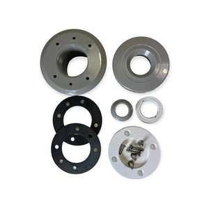 Inlopp liner 5/6m3 19mm 2"/1 1/5" ljus grå