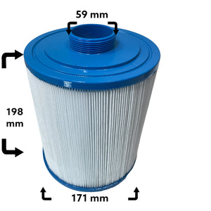 4-pack Spafilter som passar b.la. Artesian, Garden spas, Jazzi, Master Spa, Trademax, Vita Spa 50ft.