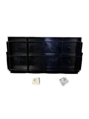 Klaff/ Skimmerlucka FX inkl gångjärn svart